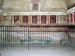 El tepidarium de las termas del Foro de Roman